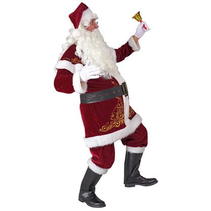 "WEIHNACHTSMANN" (Mantel mit Umhang, Hut, Hose, Gürtel, Stiefelüberzieher) – Ansicht 3