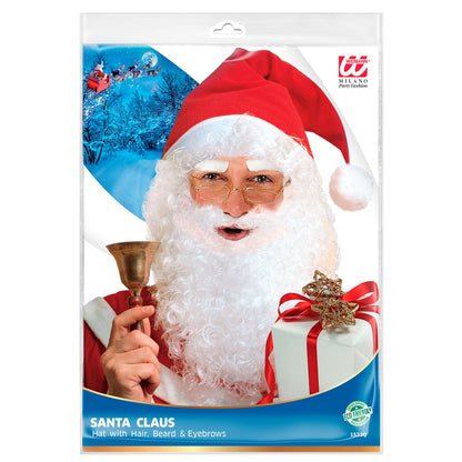 "WEIHNACHTSMANN MÜTZE MIT HAAREN, BART & AUGENBRAUEN" in Polybag – Ansicht 3