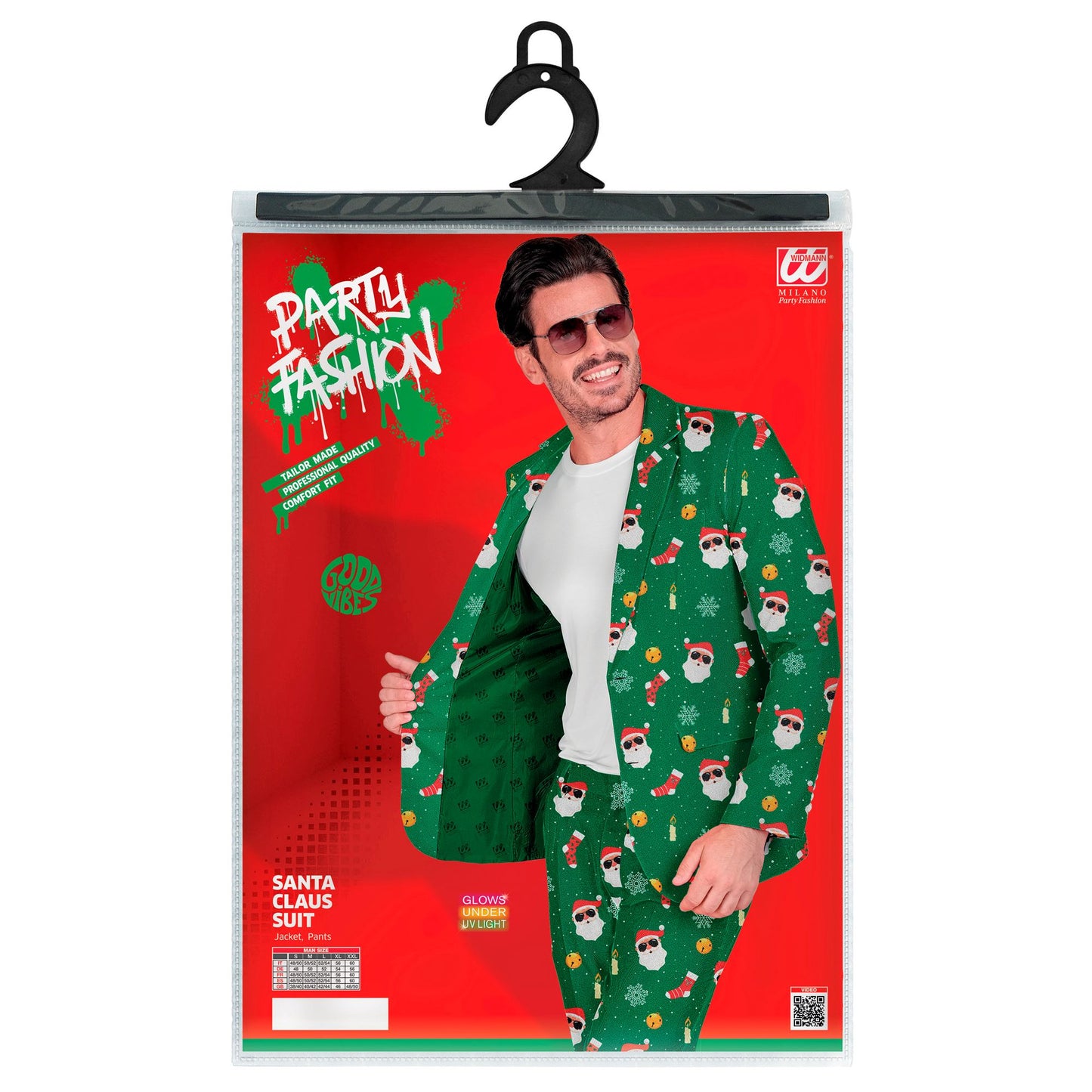 "WEIHNACHTSMANN PARTY FASHION ANZUG" (Jackett, Hose) – Ansicht 5