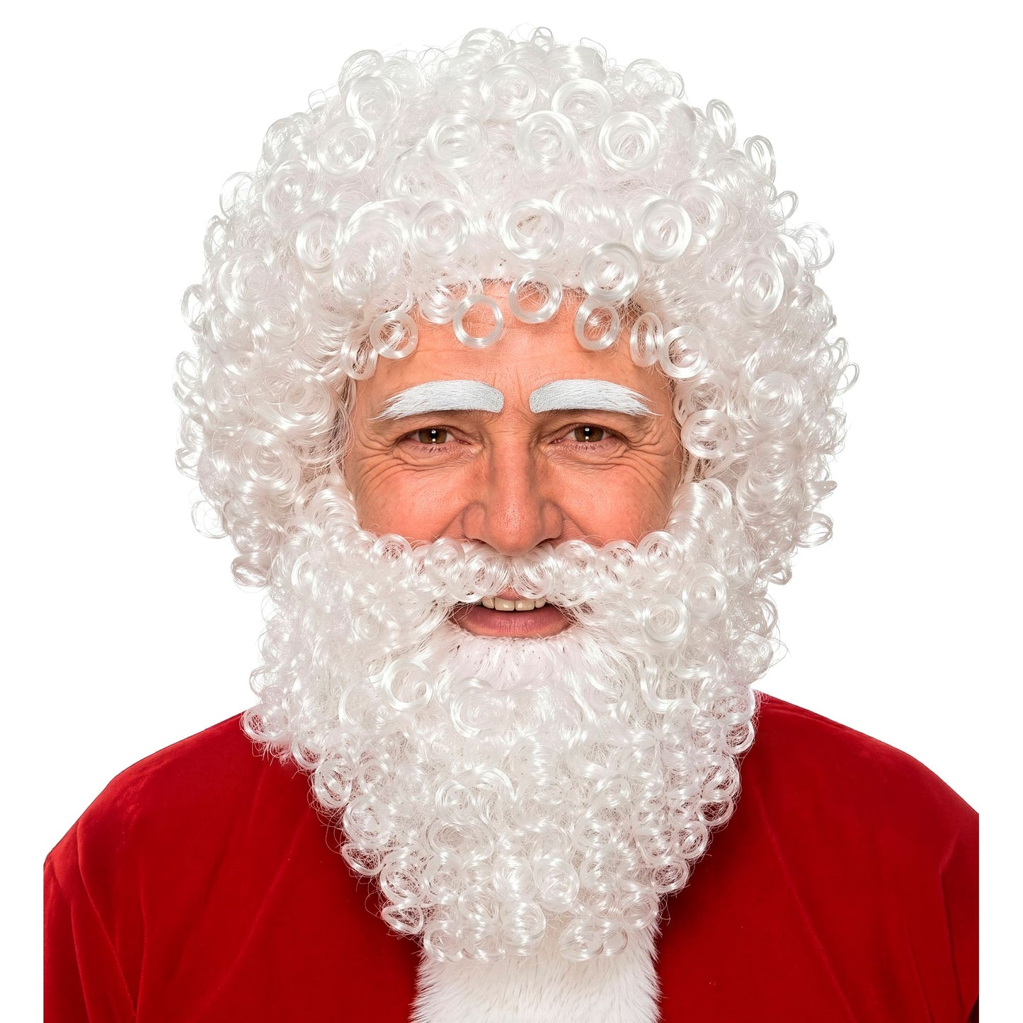 "WEIHNACHTSMANN PERÜCKE, BART & AUGENBRAUEN" in Polybag – Ansicht 3