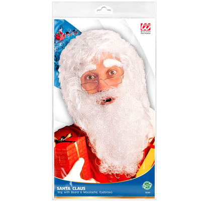"WEIHNACHTSMANN PERÜCKE MIT BART & SCHNURRBART, AUGENBRAUEN" in Polybag – Detailansicht