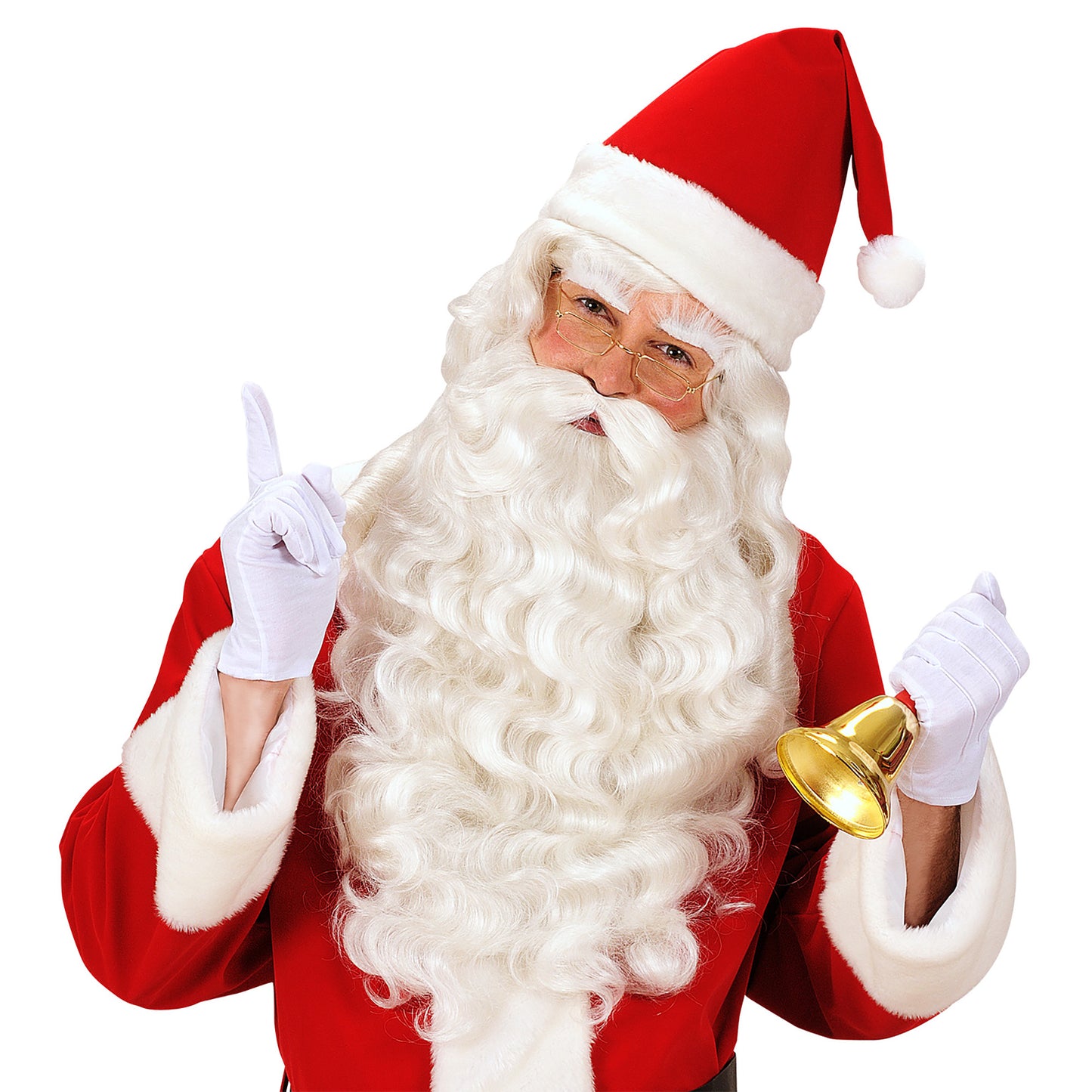 "WEIHNACHTSMANN PERÜCKE MIT BART, SCHNURRBART UND AUGENBRAUEN" in Box – Ansicht 3