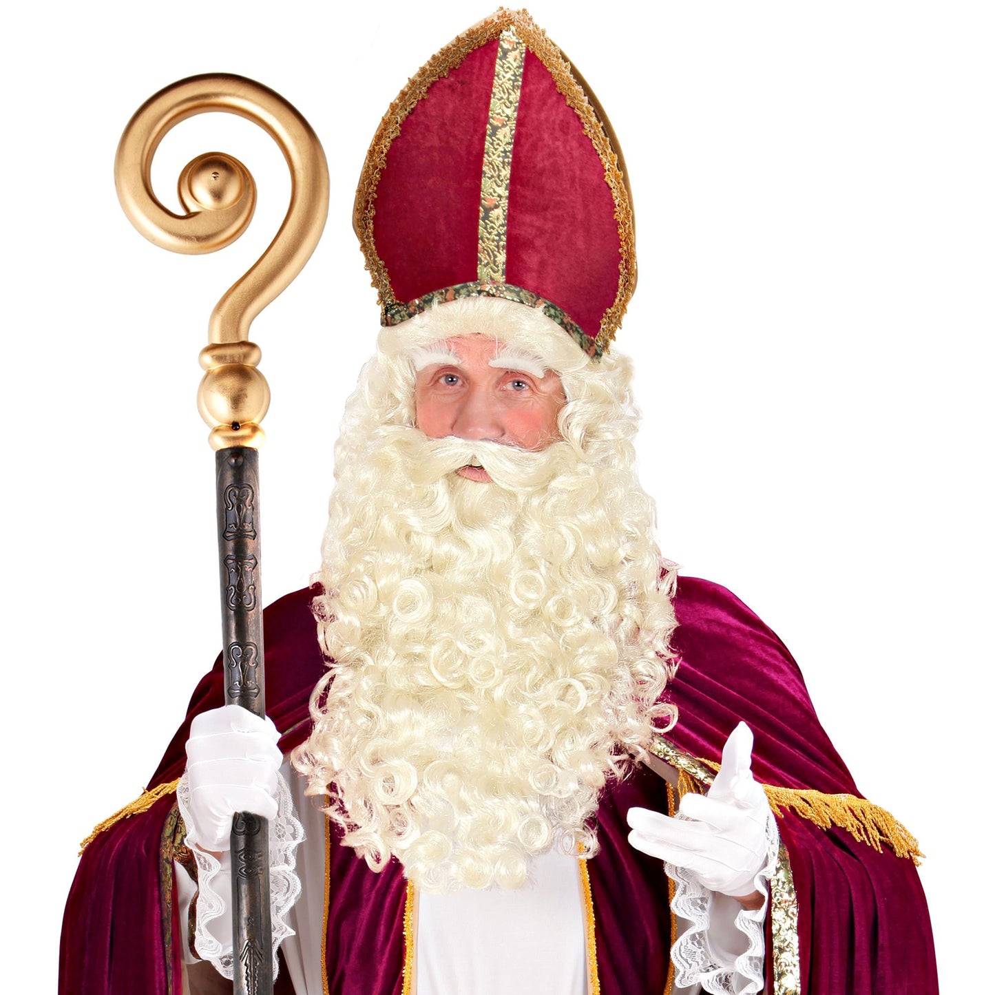 "WEIHNACHTSMANN UND ST. NIKOLAUS PERÜCKE MIT BART, SCHNURRBART & AUGENBRAUEN" in Box – Ansicht 4