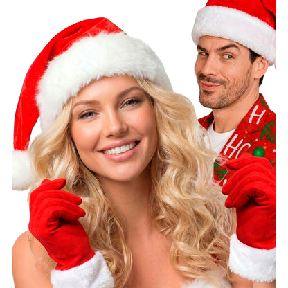 "WEIHNACHTSMANNHANDSCHUHE MIT PLÜSCHVERZIERUNG" – Ansicht 3
