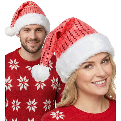 "WEIHNACHTSMANNMÜTZE AUS PAILETTEN" – Ansicht 3