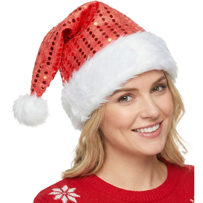 "WEIHNACHTSMANNMÜTZE AUS PAILETTEN" – Ansicht 4