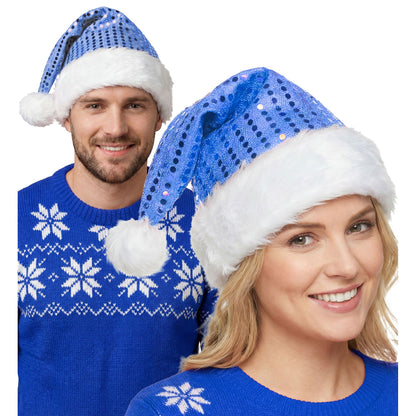 "WEIHNACHTSMANNMÜTZE AUS PAILETTEN" – Ansicht 3