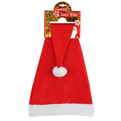 "WEIHNACHTSMANNMÜTZE EXTRA LANG" 65 cm – Detailansicht
