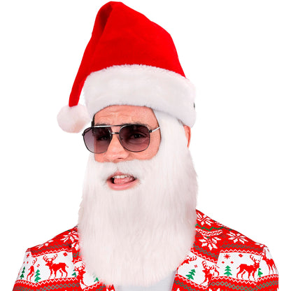 "WEIHNACHTSMANNMÜTZE MIT BART" aus Plüsch – Ansicht 4
