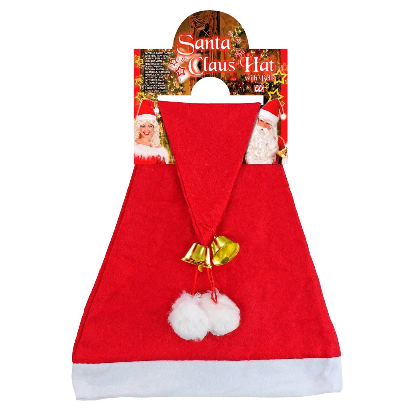 "WEIHNACHTSMANNMÜTZE MIT GLÖCKCHEN" – Detailansicht
