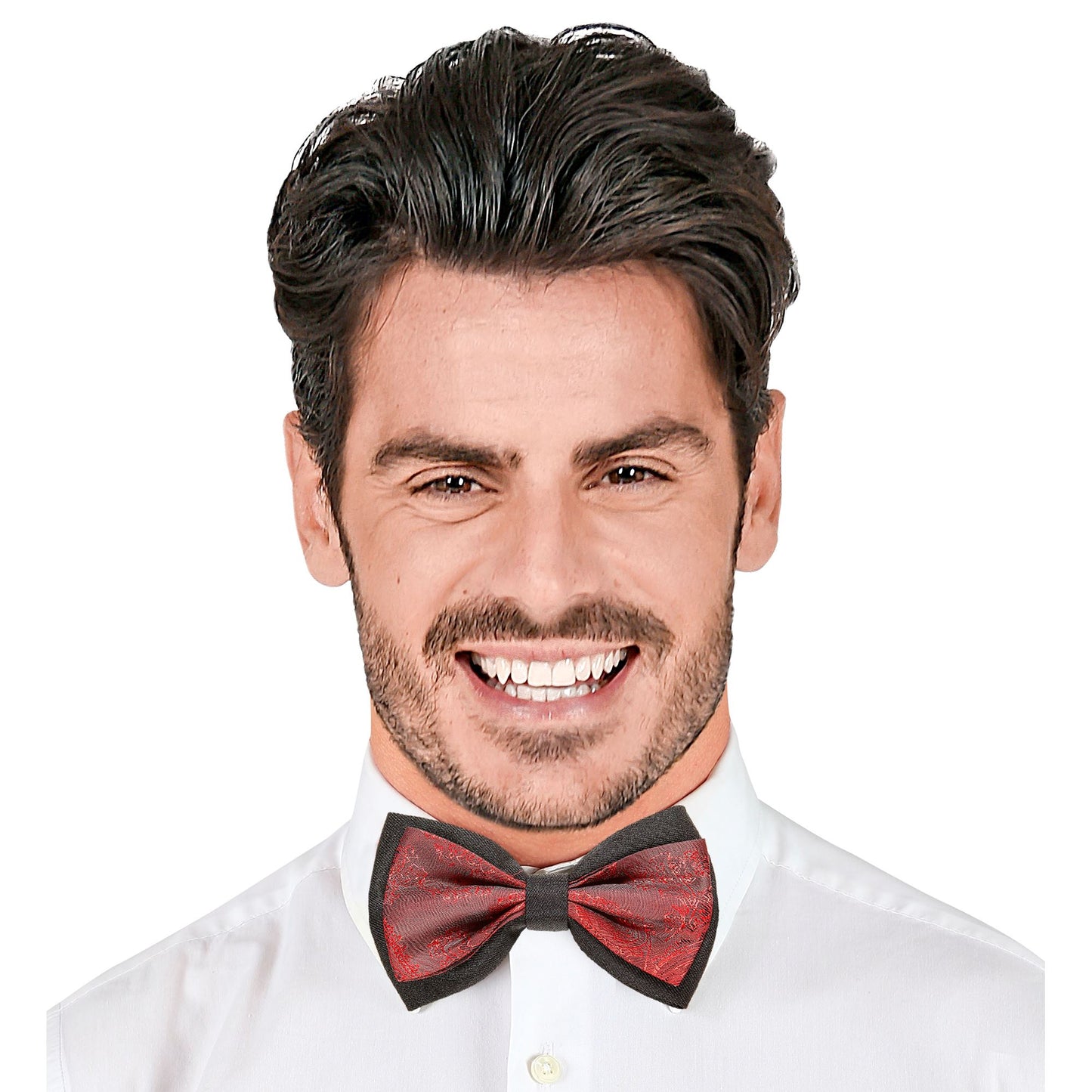 "WEINROTE JACQUARD RETRO FLIEGE" – Ansicht 3