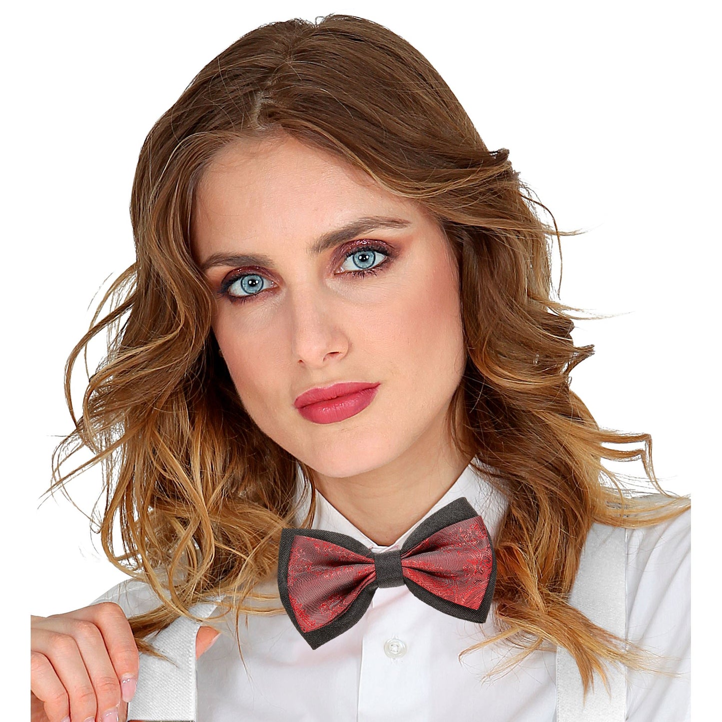 "WEINROTE JACQUARD RETRO FLIEGE" – Ansicht 4