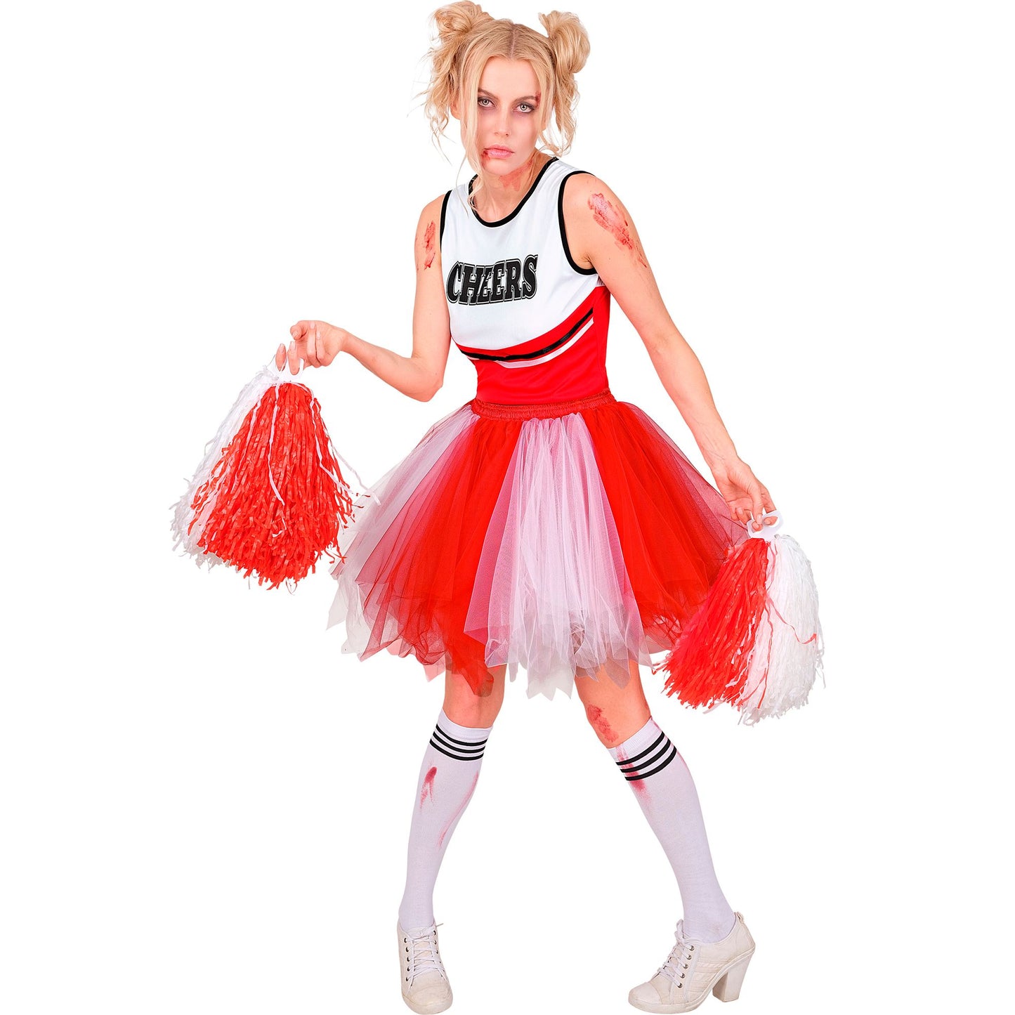 "WEIß-ROTES TUTU" mit Innentasche für LED-Lichter – Ansicht 3