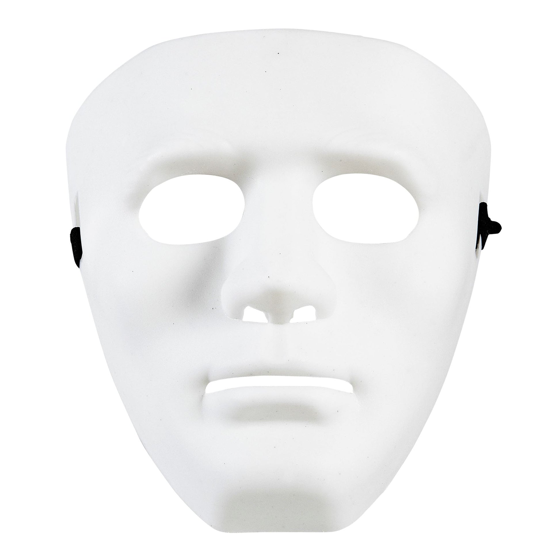"WEIßE ANONYMOUSMASKE" – Vorderansicht