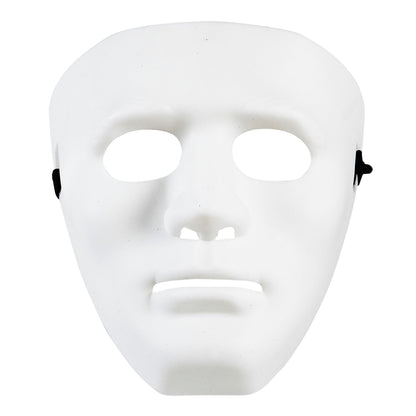 "WEIßE ANONYMOUSMASKE" – Vorderansicht