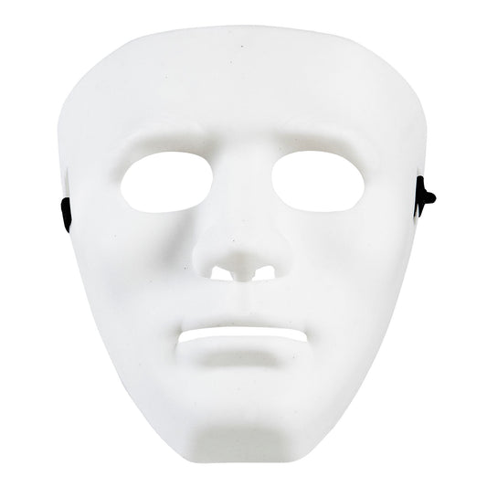 "WEIßE ANONYMOUSMASKE" – Vorderansicht