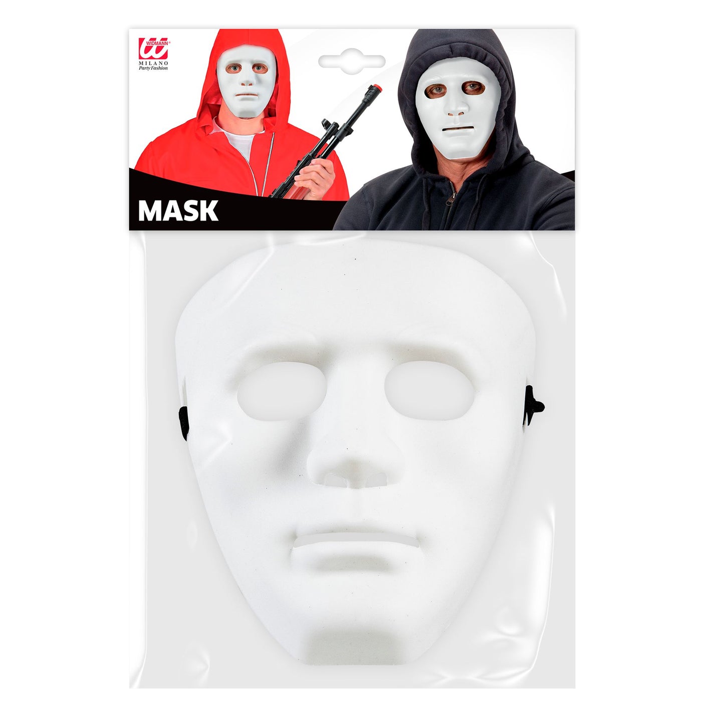 "WEIßE ANONYMOUSMASKE" – Detailansicht