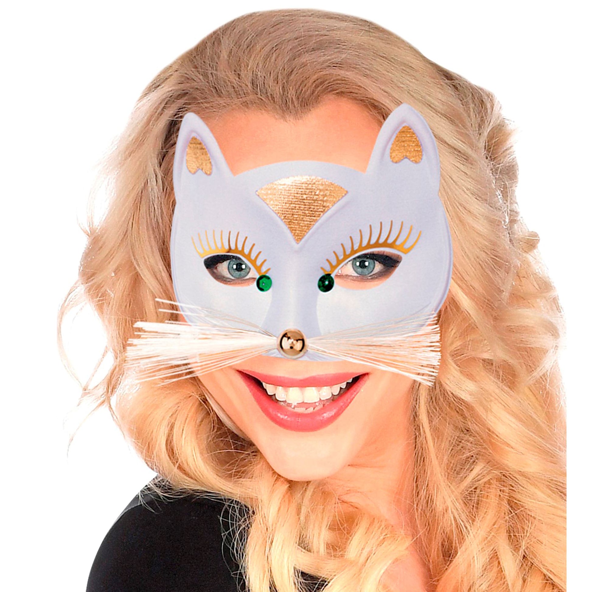 "WEIßE KATZE AUGENMASKE" – Ansicht 3