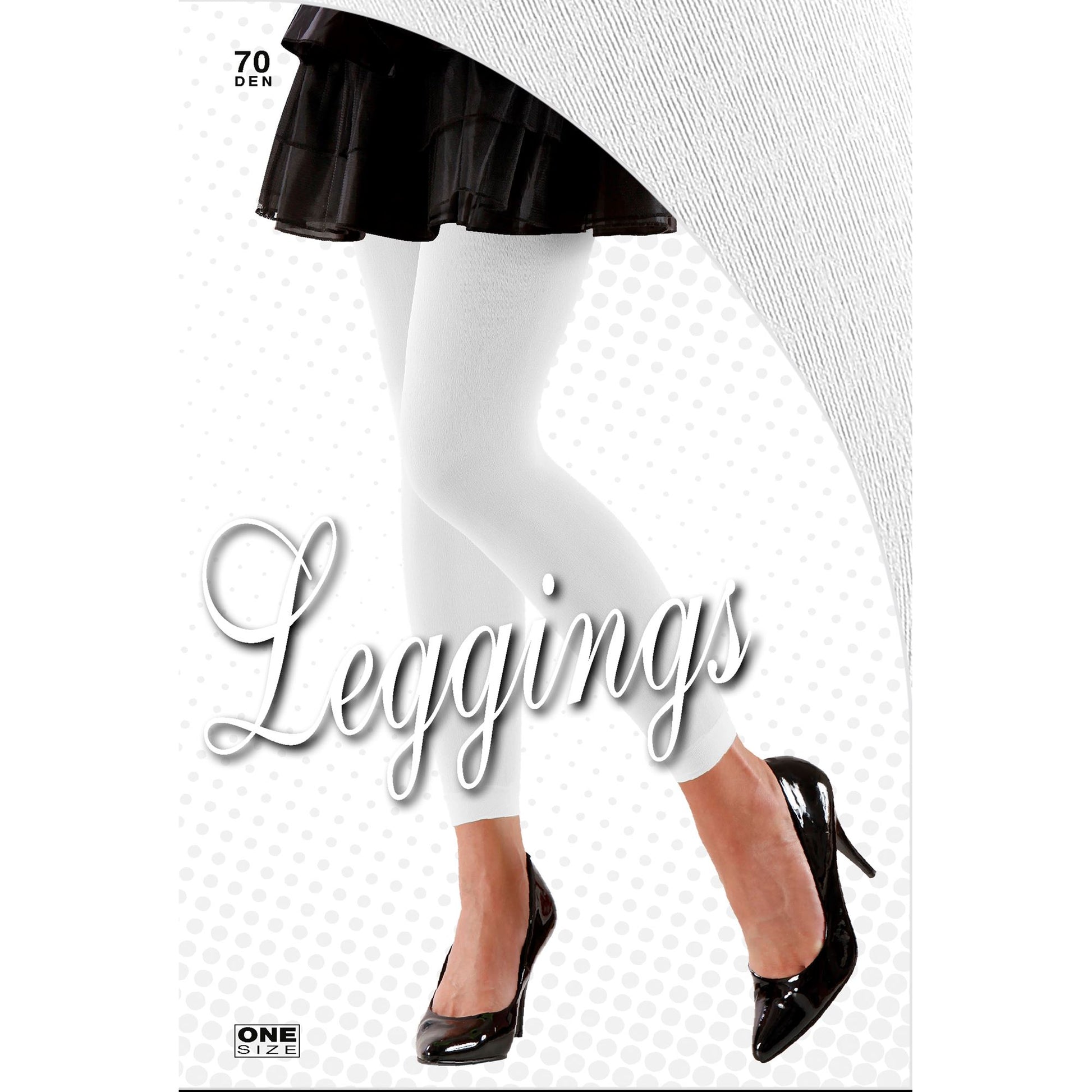 "WEIßE LEGGINGS" 70 DEN – Detailansicht