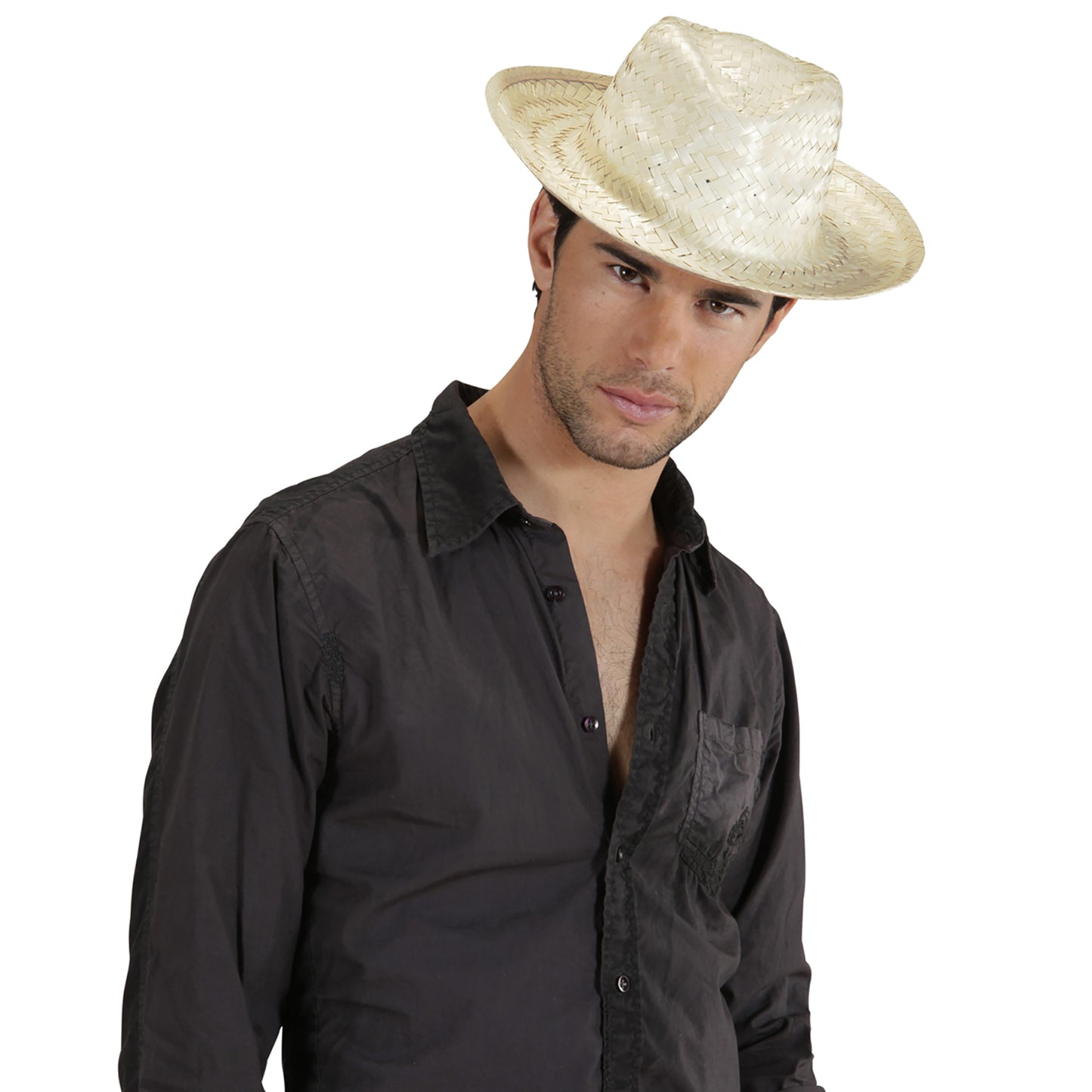 "WEIßER COWBOYSTROHHUT" – Ansicht 3