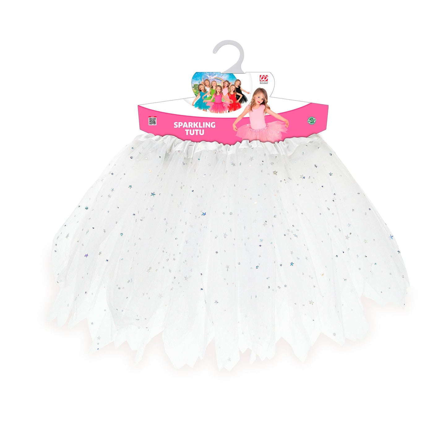 "WEIßER GLITZERNDER TUTU" 30 cm – Ansicht 4