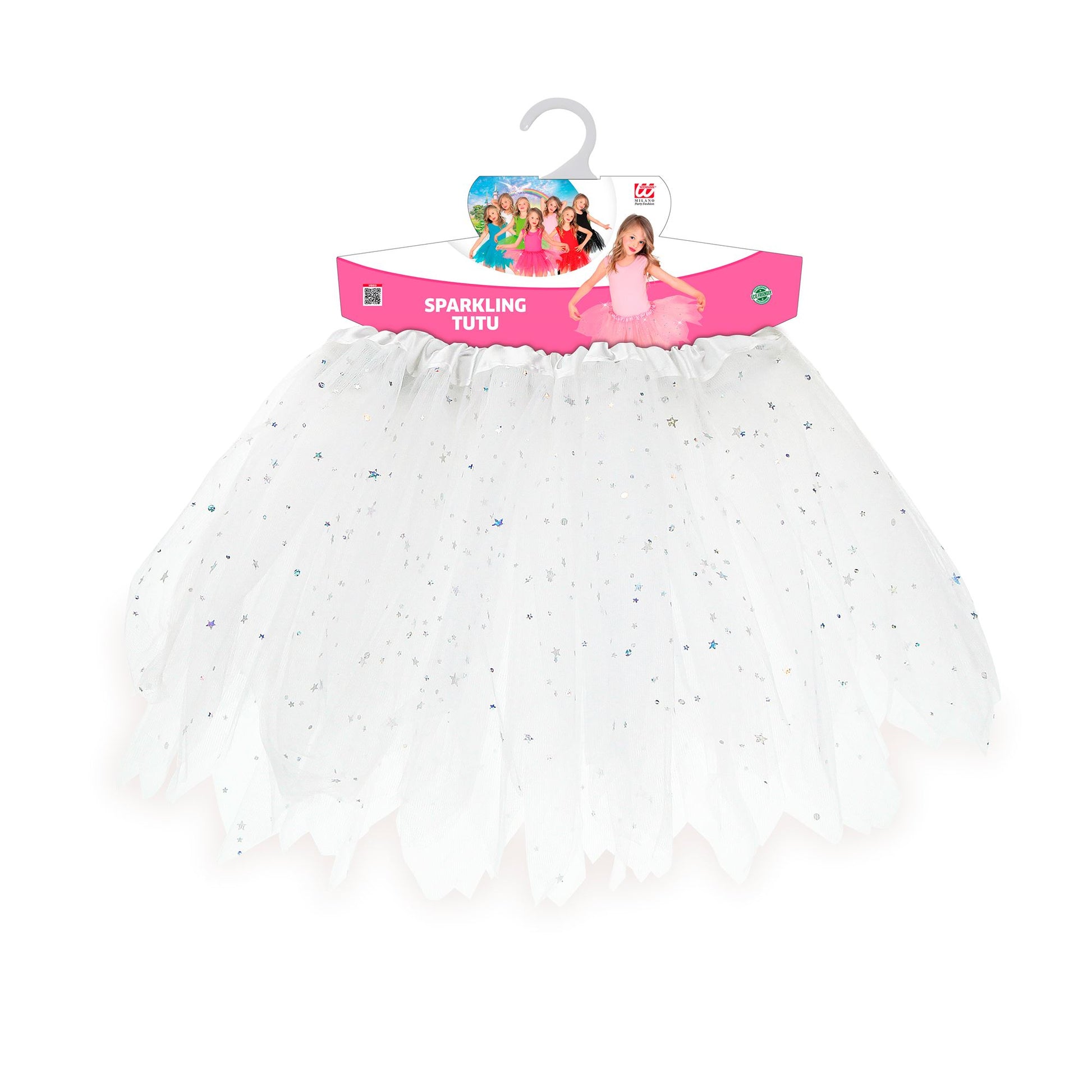 "WEIßER GLITZERNDER TUTU" 30 cm – Ansicht 4