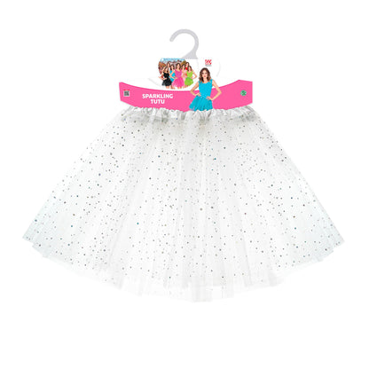 "WEIßER GLITZERNDER TUTU" 40 cm – Ansicht 4