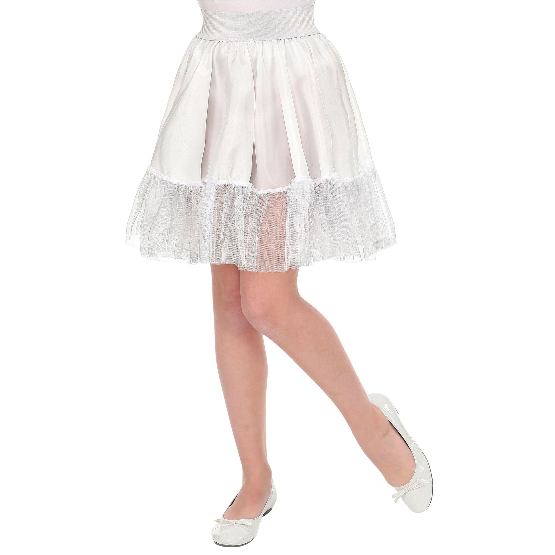 "WEIßER PETTICOAT" in Kindergröße – Vorderansicht
