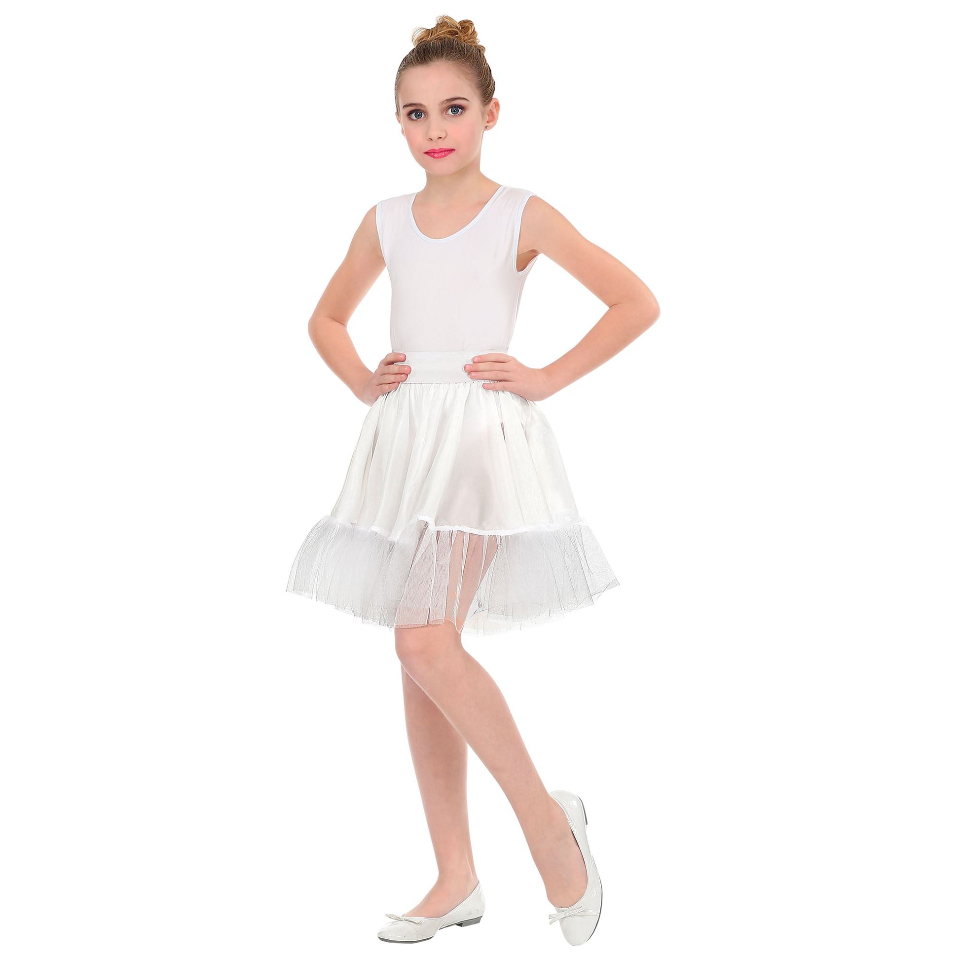 "WEIßER PETTICOAT" in Kindergröße – Detailansicht