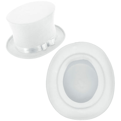"WEIßER ZYLINDER WOLLFILZOPTIK" 16 cm – Ansicht 3