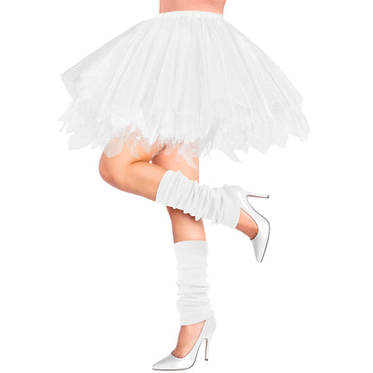 "WEIßES TUTU" mit Innentasche für LED-Lichter – Detailansicht