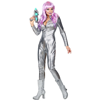 "WELTRAUMMÄDCHEN" (Bodysuit) – Vorderansicht