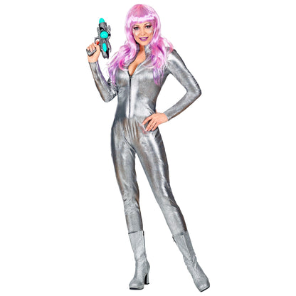 "WELTRAUMMÄDCHEN" (Bodysuit) – Detailansicht
