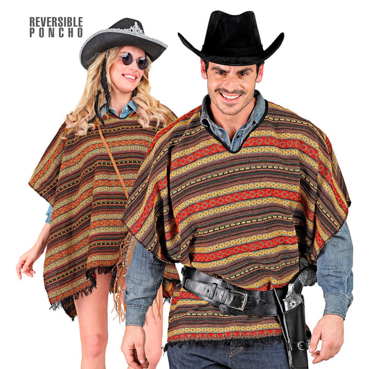 "WENDBARER PONCHO" 100x75 cm – Vorderansicht