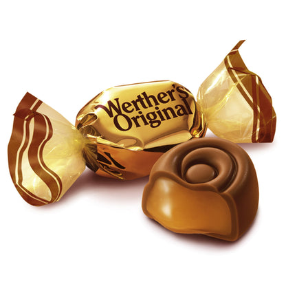 Werthers Werther's Original Caramelts Karamell 153g Bonbons in Vollmilch-Schokolade mit Karamellfüllung – Detailansicht