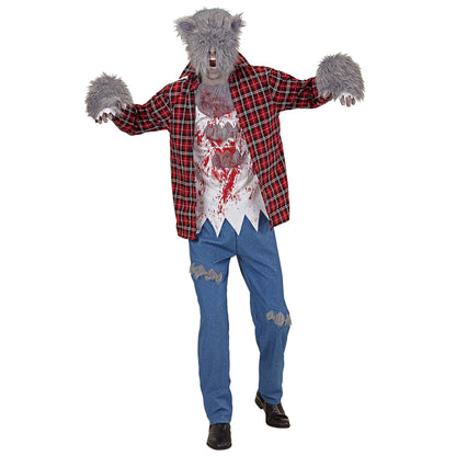 "WERWOLF" (Hemd mit T-Shirt, Hose, Handschuhe, Maske) – Detailansicht