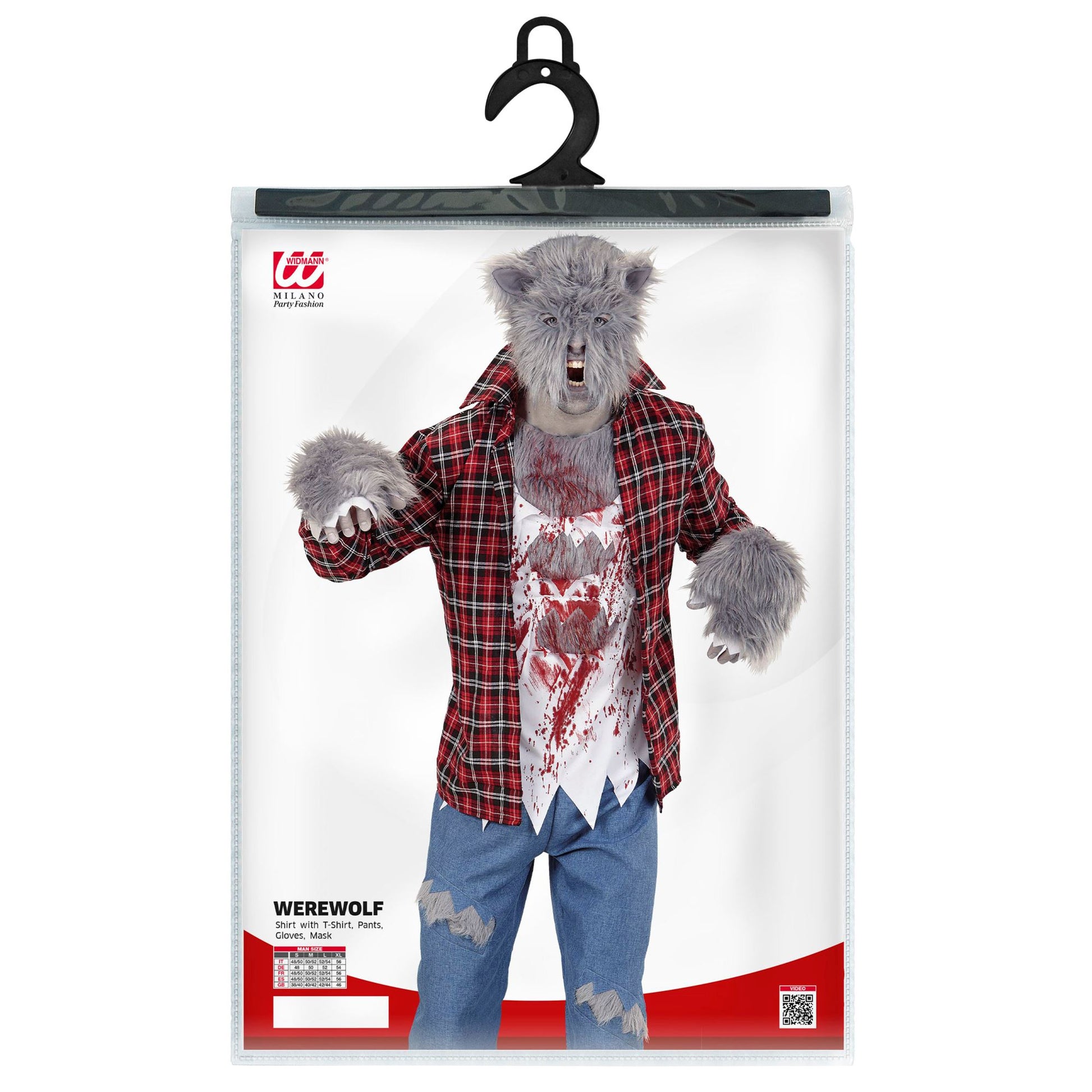 "WERWOLF" (Hemd mit T-Shirt, Hose, Handschuhe, Maske) – Ansicht 5