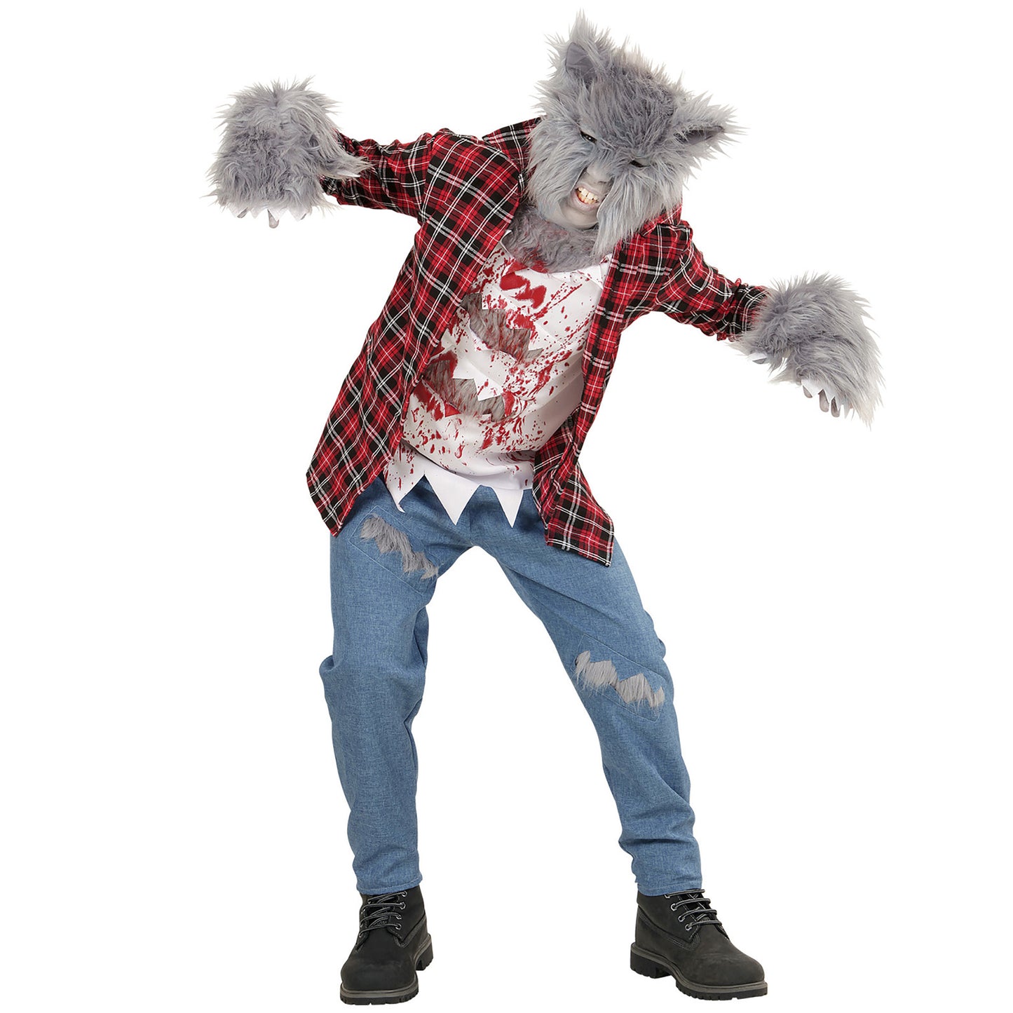 "WERWOLF" (Hemd mit T-Shirt, Hose,Handschuhe, Maske) – Ansicht 3