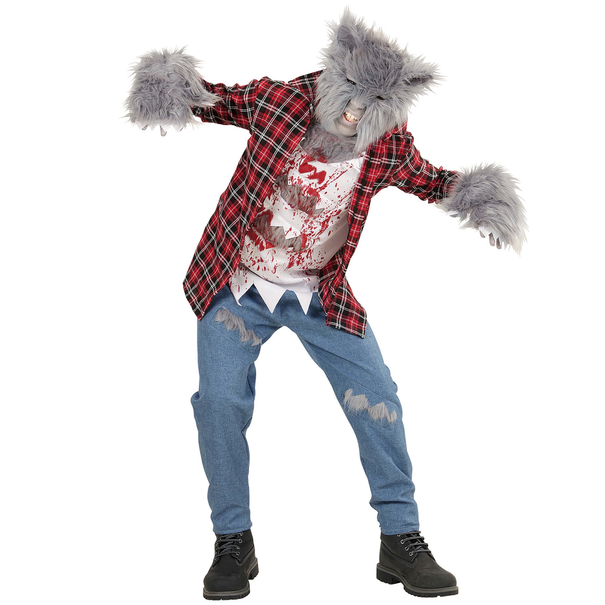 "WERWOLF" (Hemd mit T-Shirt, Hose,Handschuhe, Maske) – Ansicht 3