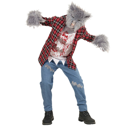 "WERWOLF" (Hemd mit T-Shirt, Hose,Handschuhe, Maske) – Ansicht 3