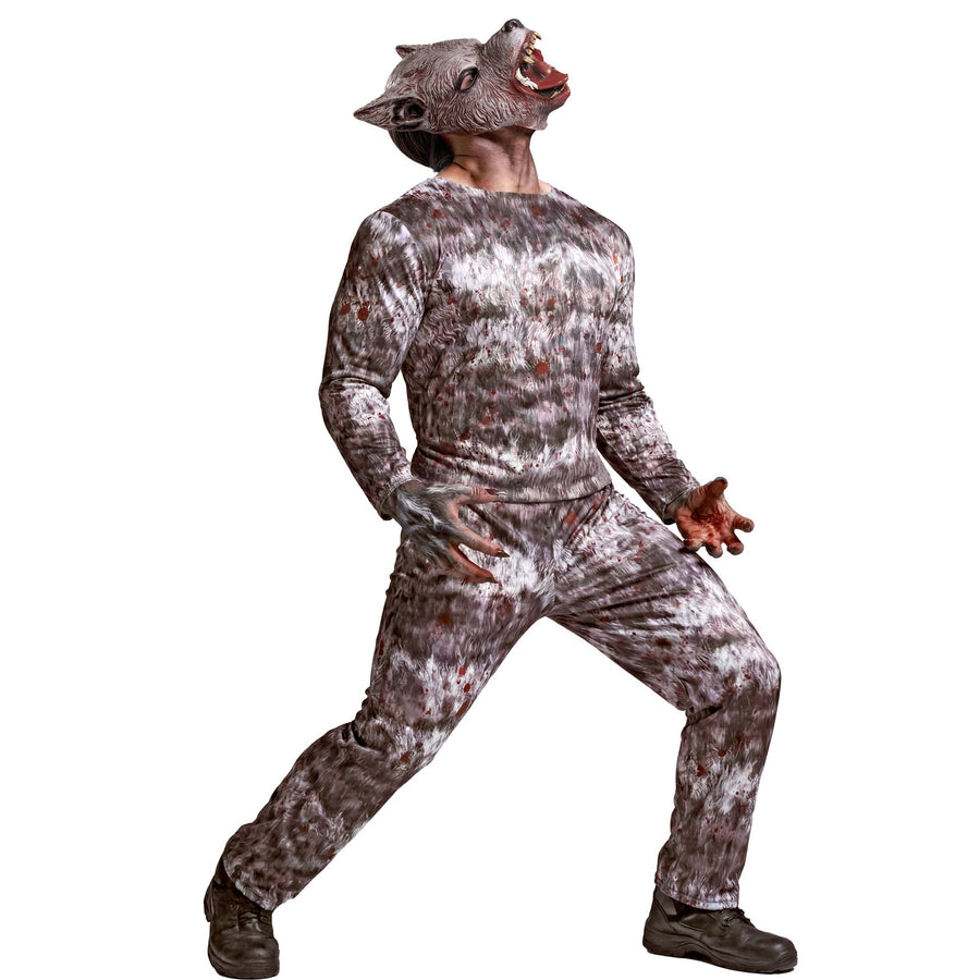 "WERWOLF" (Jacke, Hose, Maske) – Detailansicht