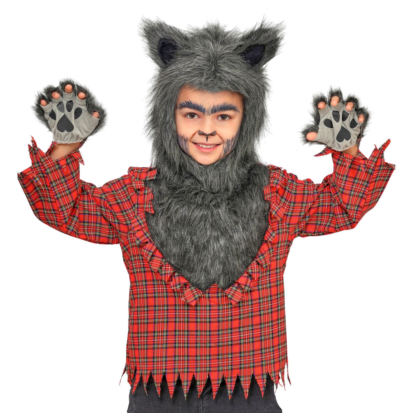 "WERWOLF" (Oberteil, Kapuze, Handschuhe) – Ansicht 3
