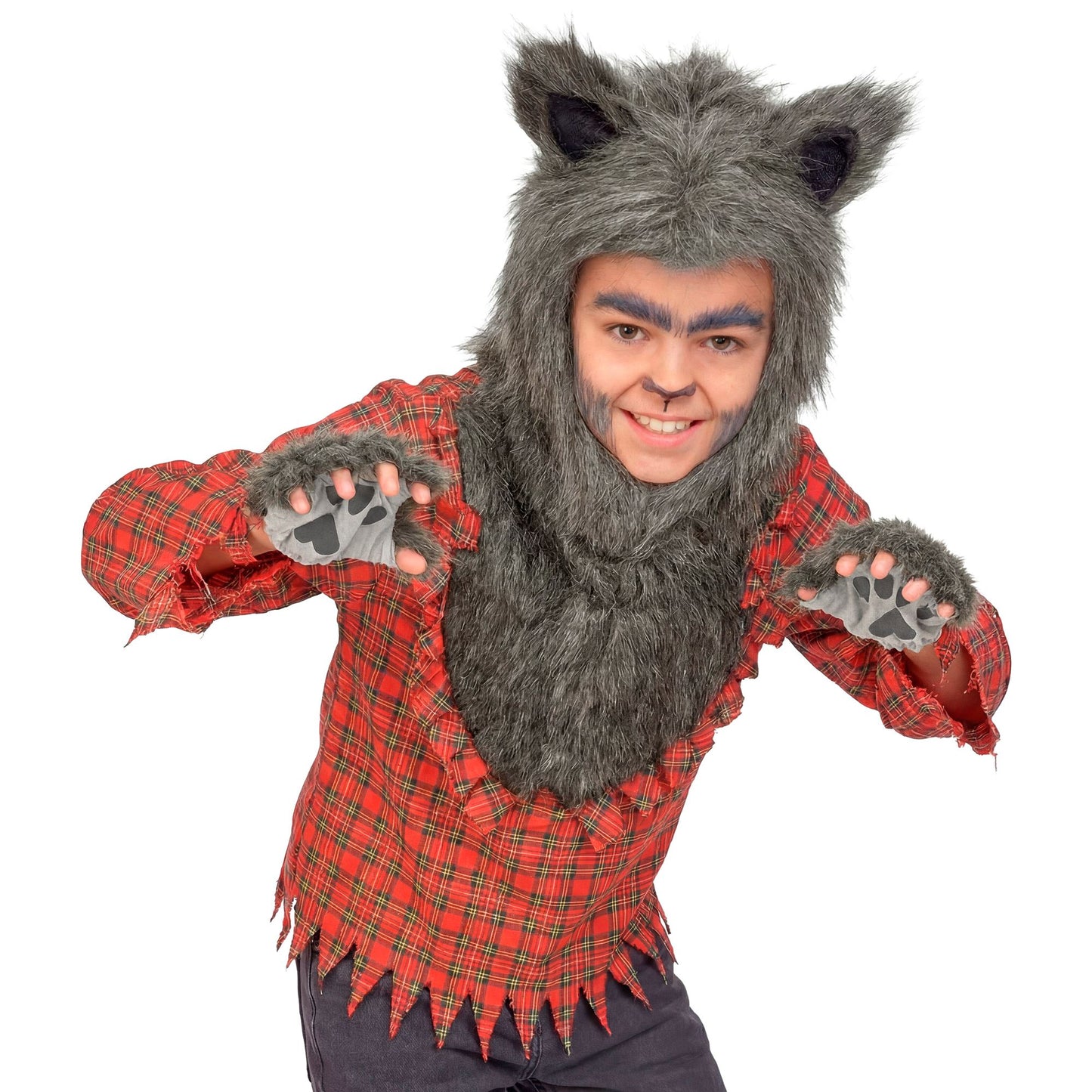 "WERWOLF" (Oberteil, Kapuze, Handschuhe) – Ansicht 4