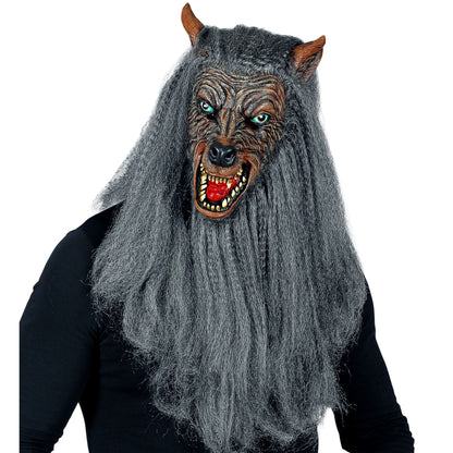 "WERWOLF VOLLKOPFMASKE MIT FELL" – Ansicht 3