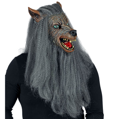 "WERWOLF VOLLKOPFMASKE MIT FELL" – Ansicht 4