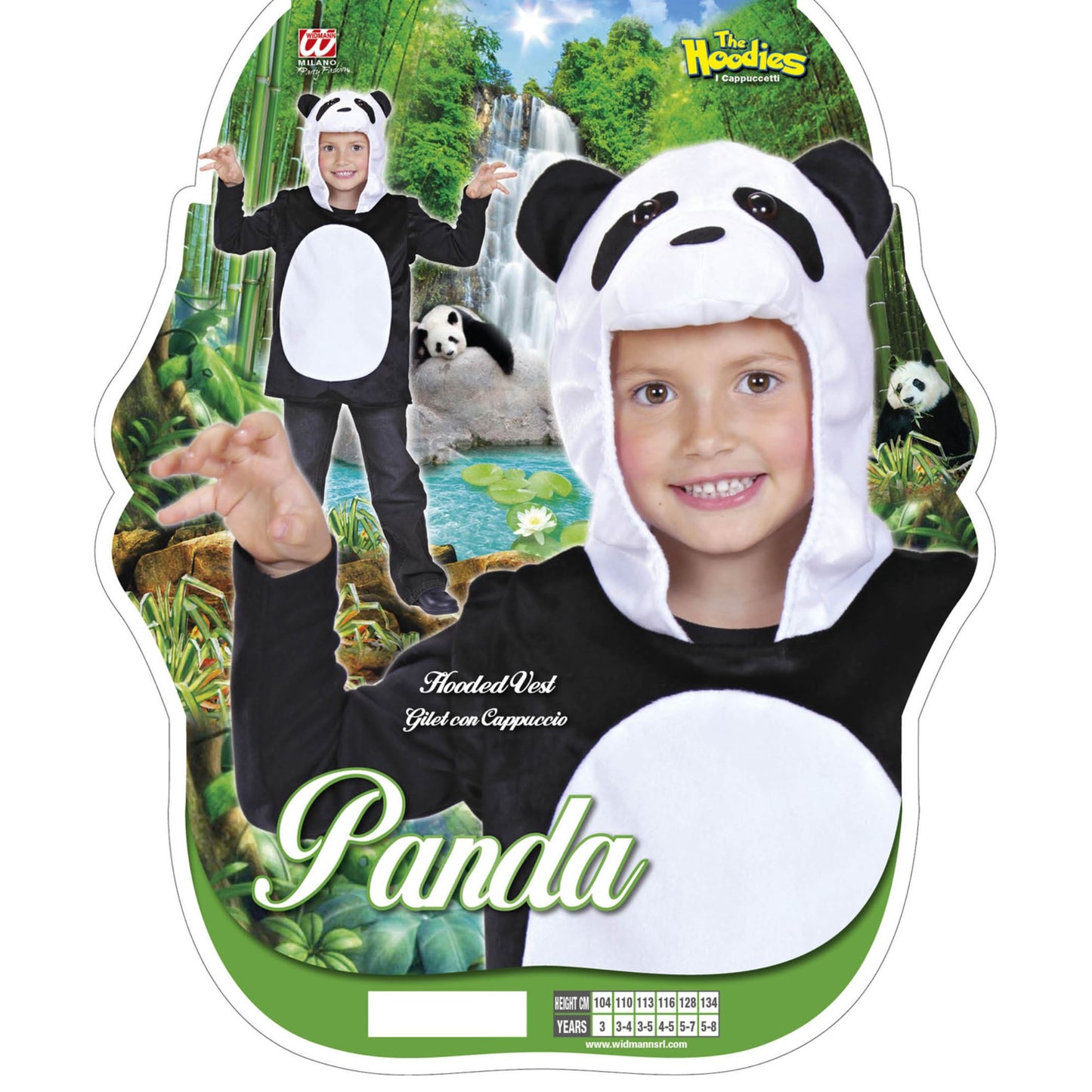 "WESTE MIT KAPUZE PANDA" – Detailansicht