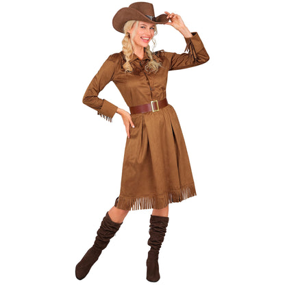 "WESTERN GIRL" (Kleid, Gürtel) – Vorderansicht