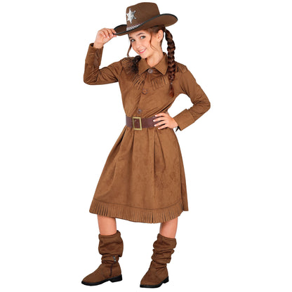 "WESTERN GIRL" (Kleid, Gürtel) – Vorderansicht