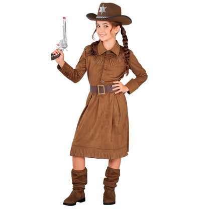 "WESTERN GIRL" (Kleid, Gürtel) – Detailansicht