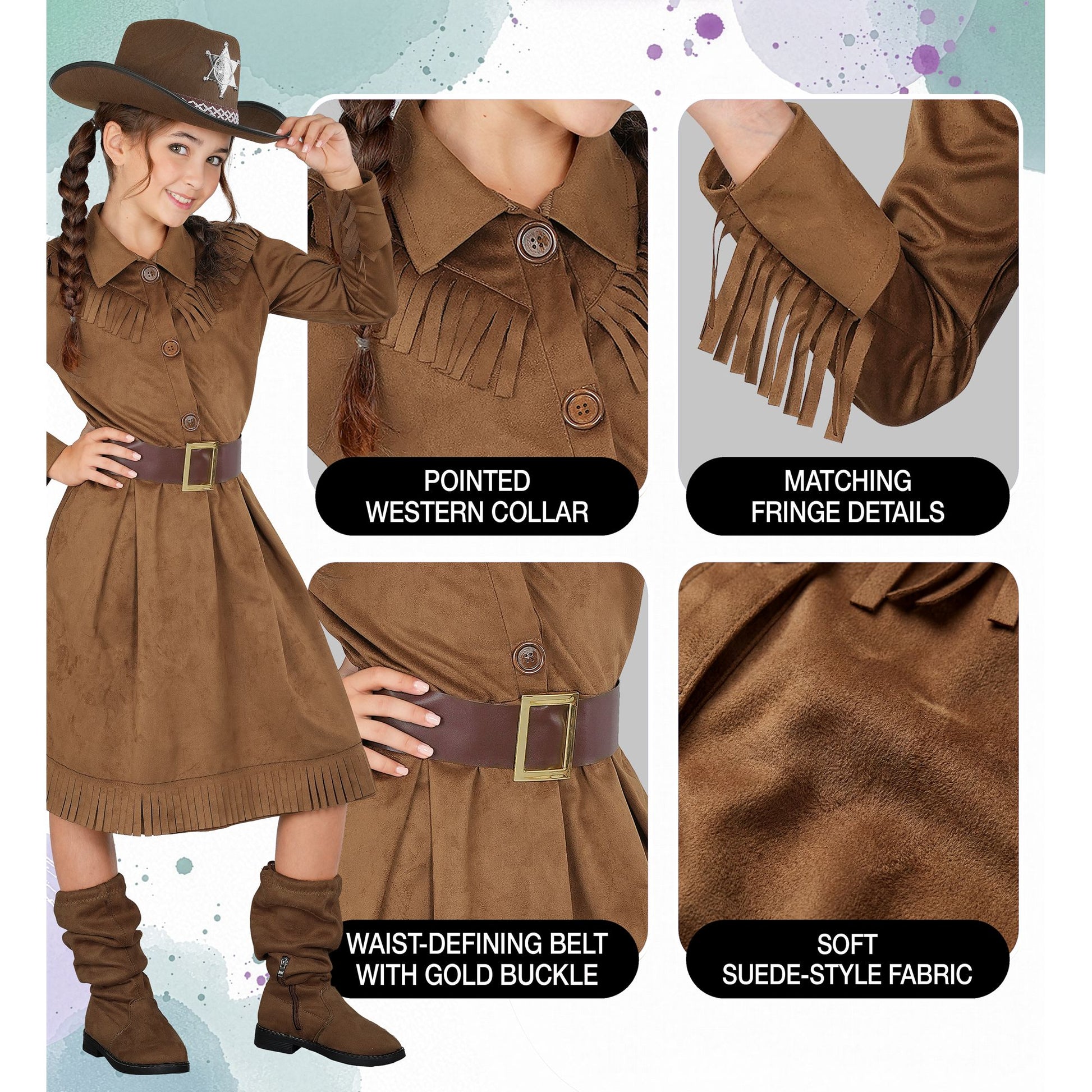 "WESTERN GIRL" (Kleid, Gürtel) – Ansicht 7